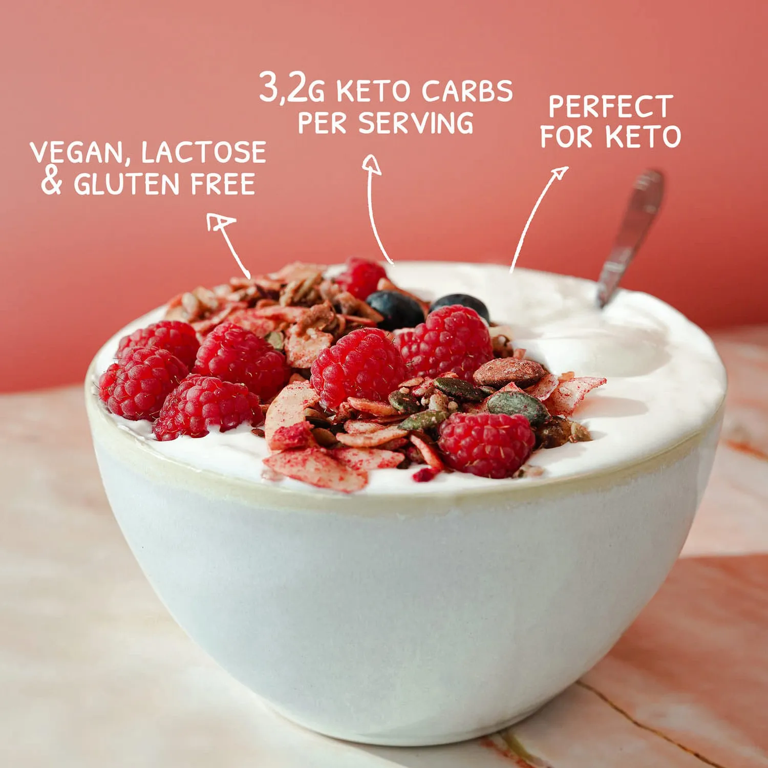 Go-Keto Bio Keto Granola Trial Pack granola 4x40g vegana