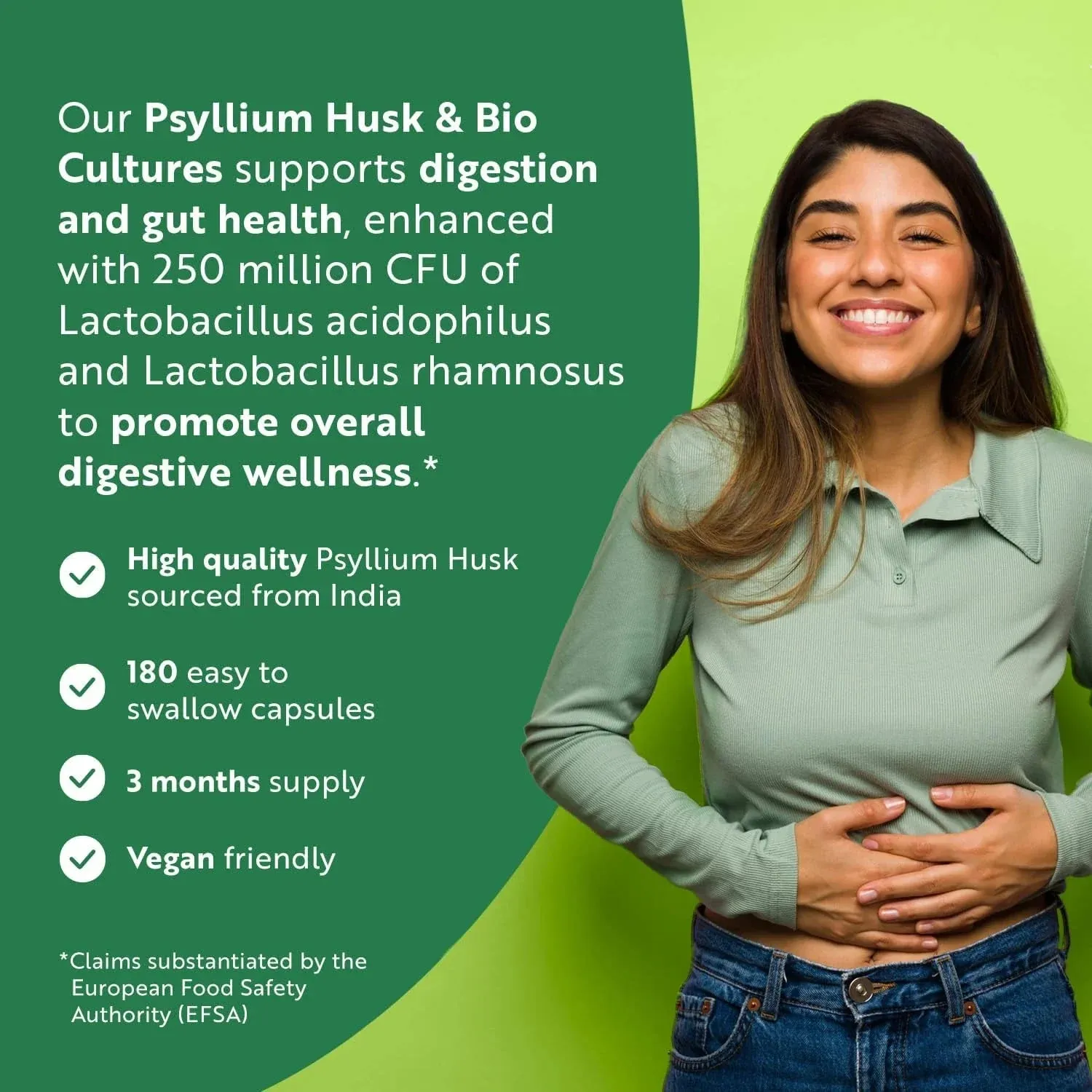 Nutravita Psyllium Husk 4500 mg capsule 180 pz