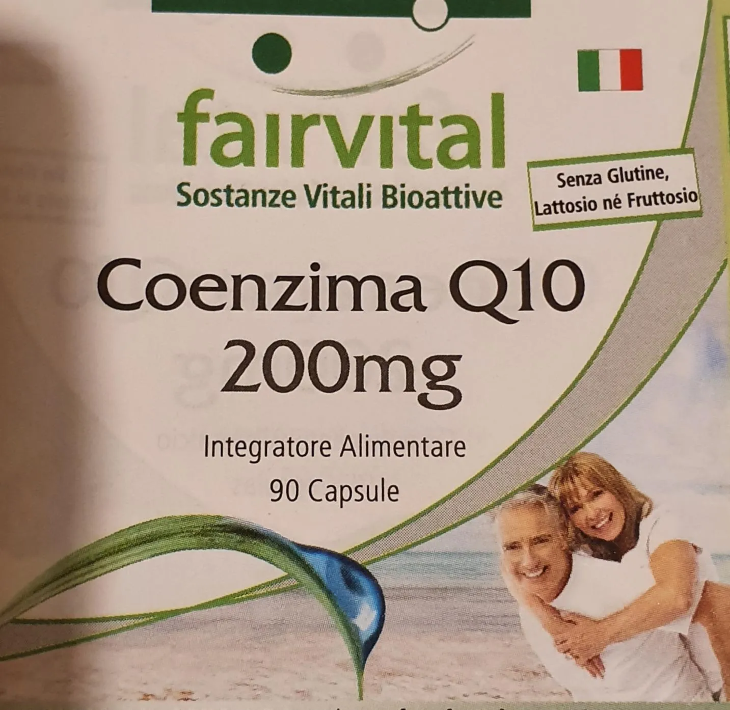 Fairvital Coenzima Q10 200 mg capsule 90 ubichinone vegano