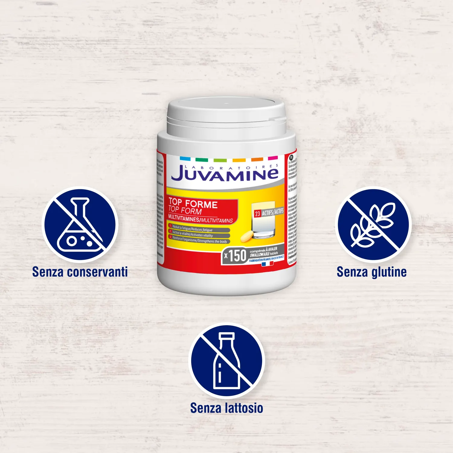 Juvamine Top Forme multivitaminico 150 compresse immunità