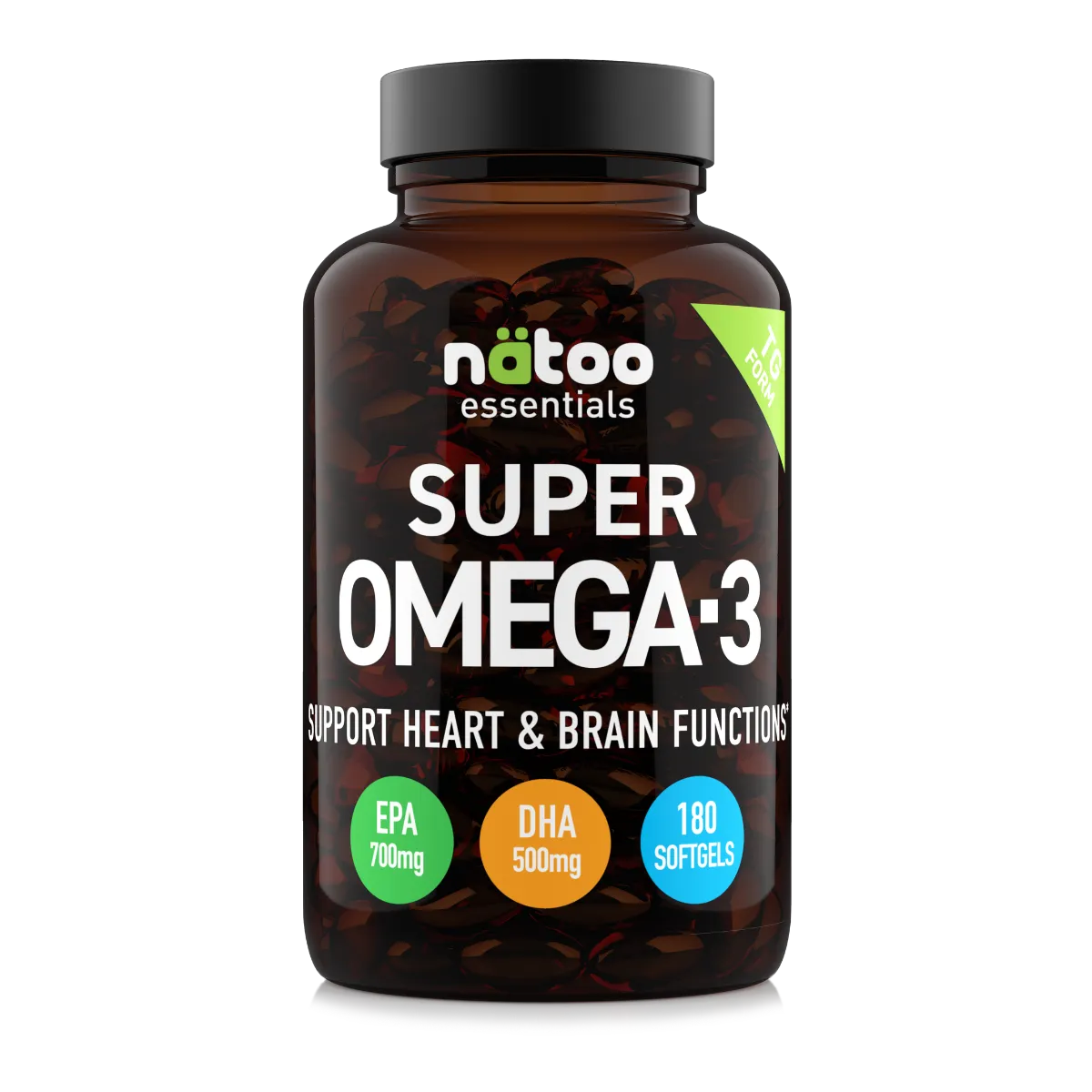 Natoo Essentials Super Omega-3 Integratore 60 Perle EPA DHA