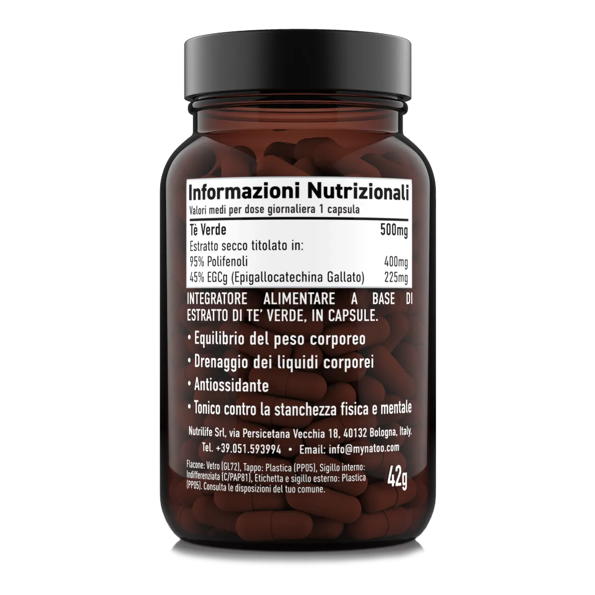 NATOO Essentials Tè Verde capsule 60 capsule EGCG 45%