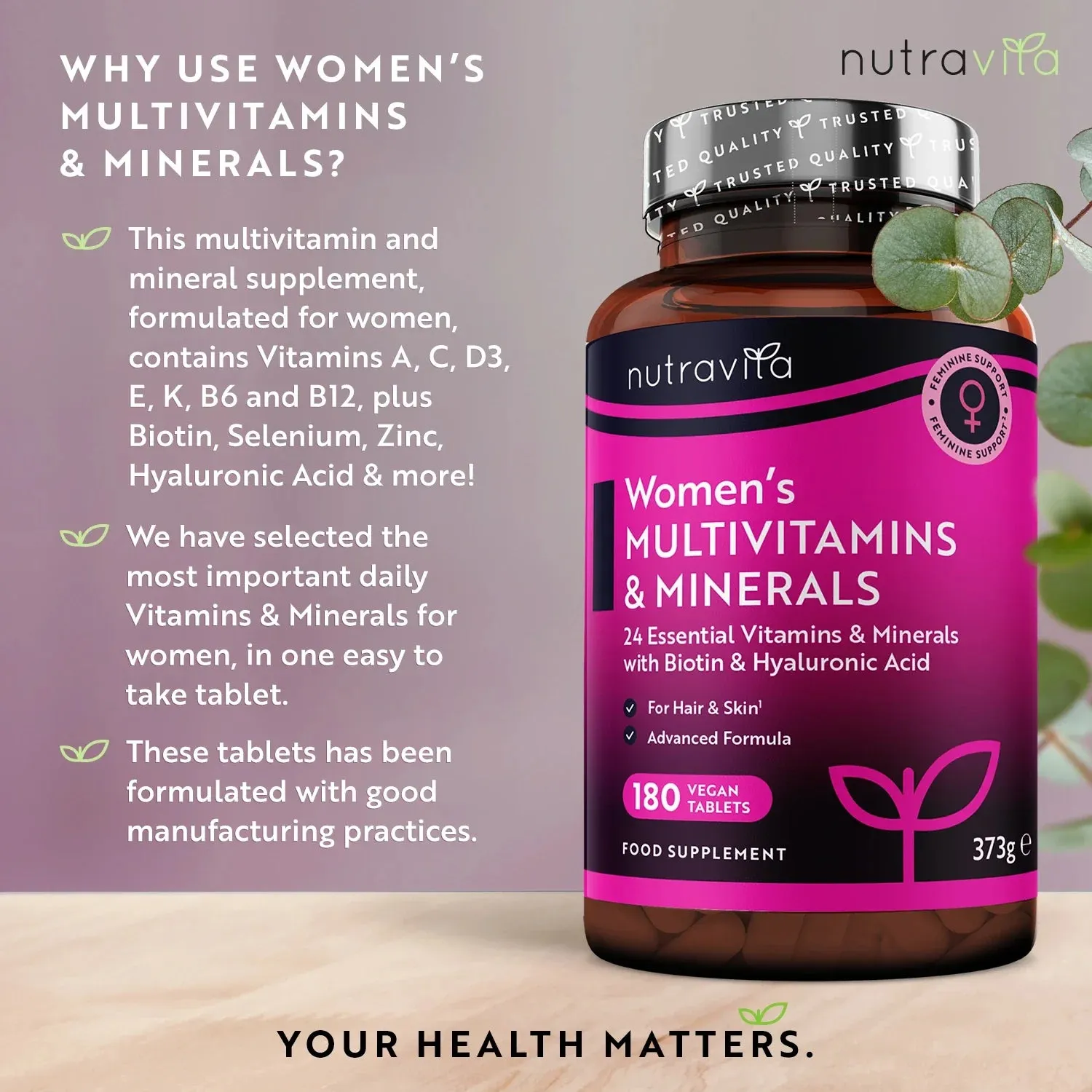 Nutravita Multivitaminico Donna compresse 180 pz 24 vitamine