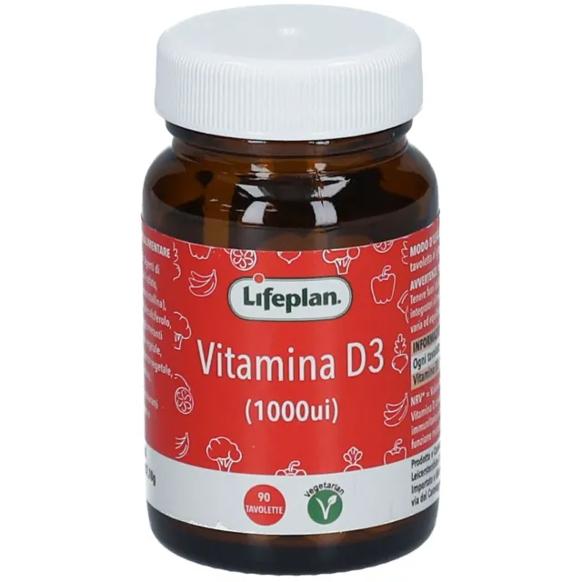 Algilife Vitamina D3 1000 UI 90 Tavolette ossa e immunità