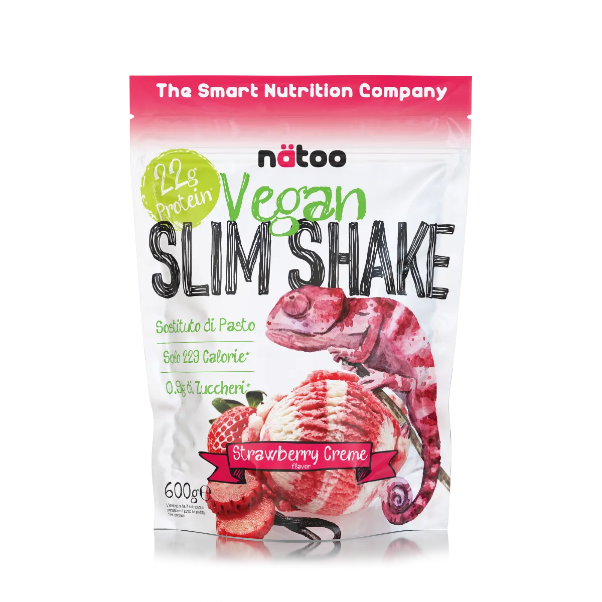 Natoo Slim Shake pasto sostitutivo 600 g gusto Cioccolato