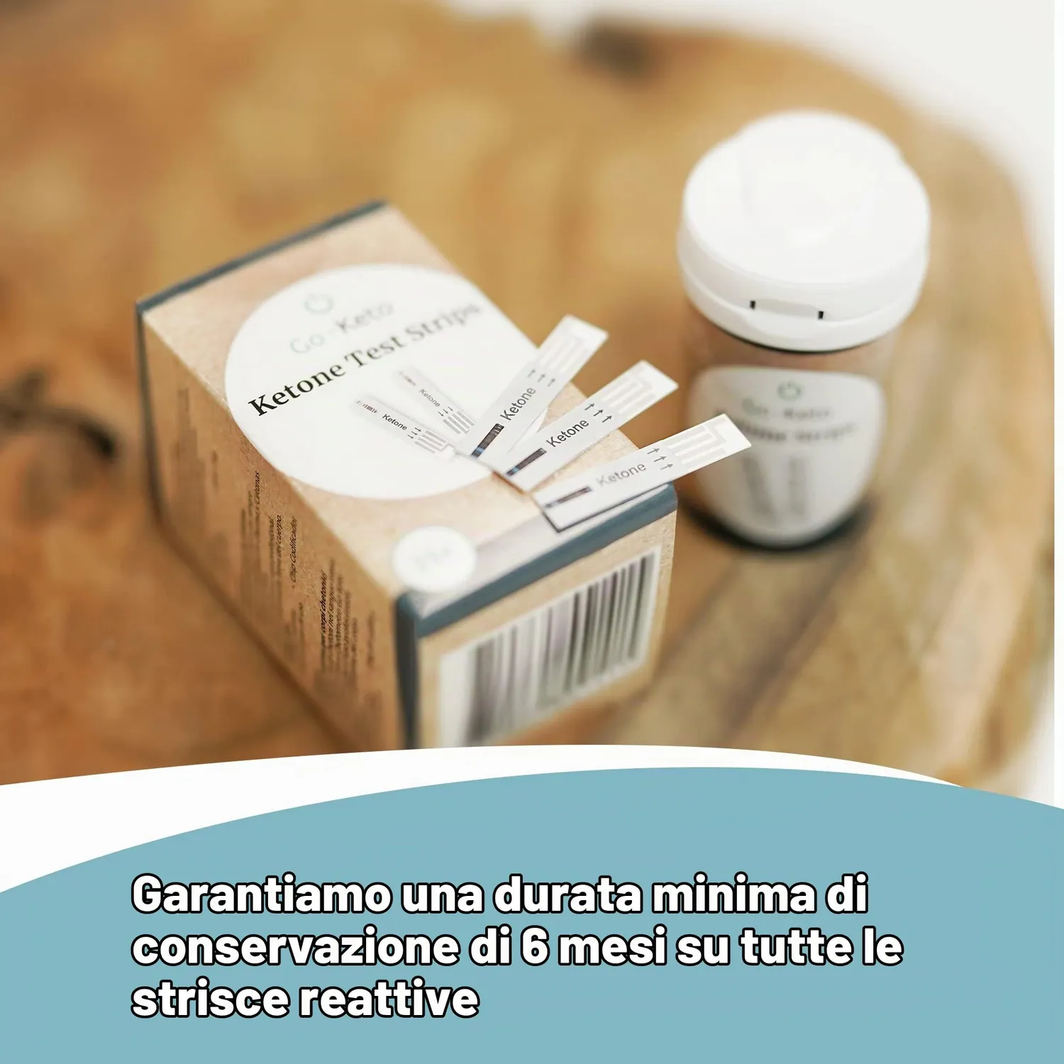 Go-Keto Strisce Reattive Chetoni 25 pezzi per meter