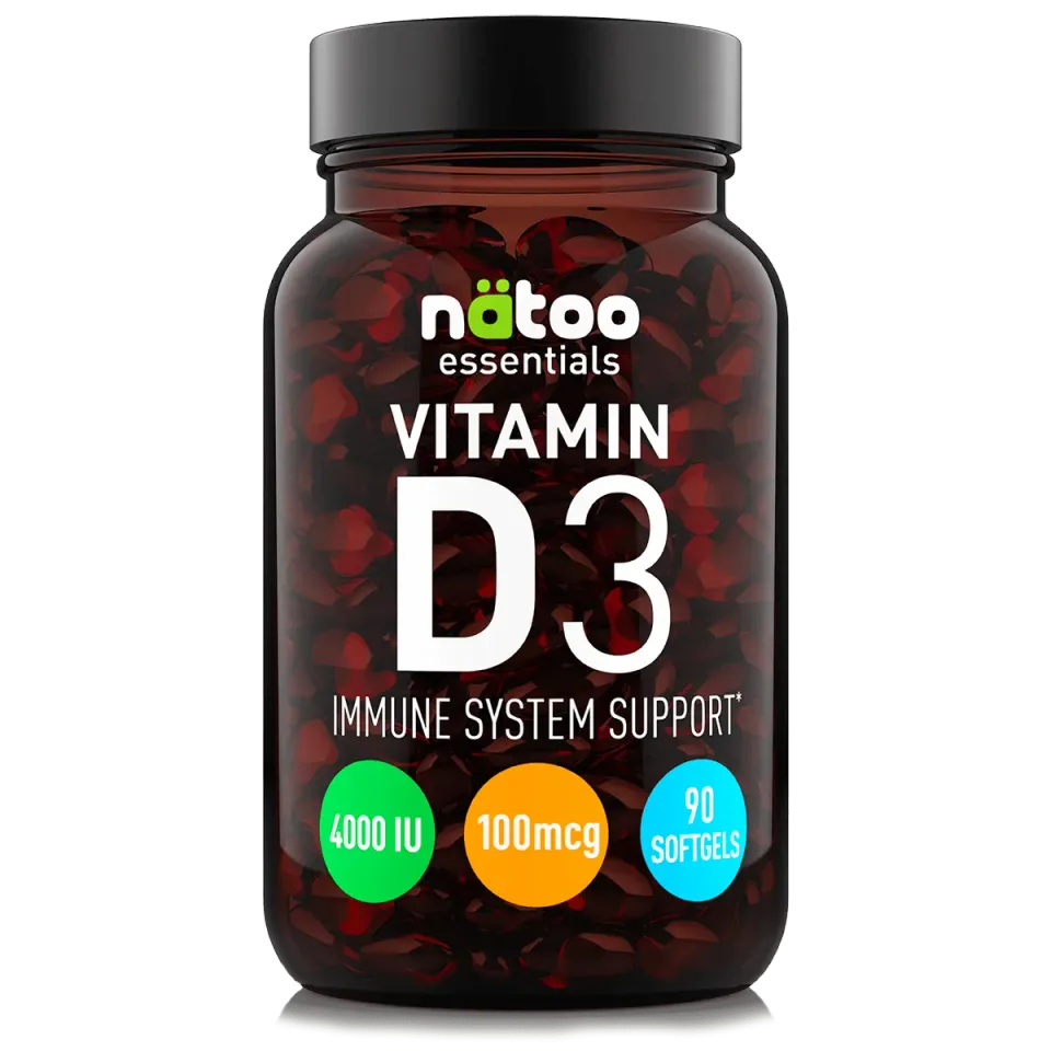 Natoo Essentials Vitamina D3 4000 UI perle 90 perle
