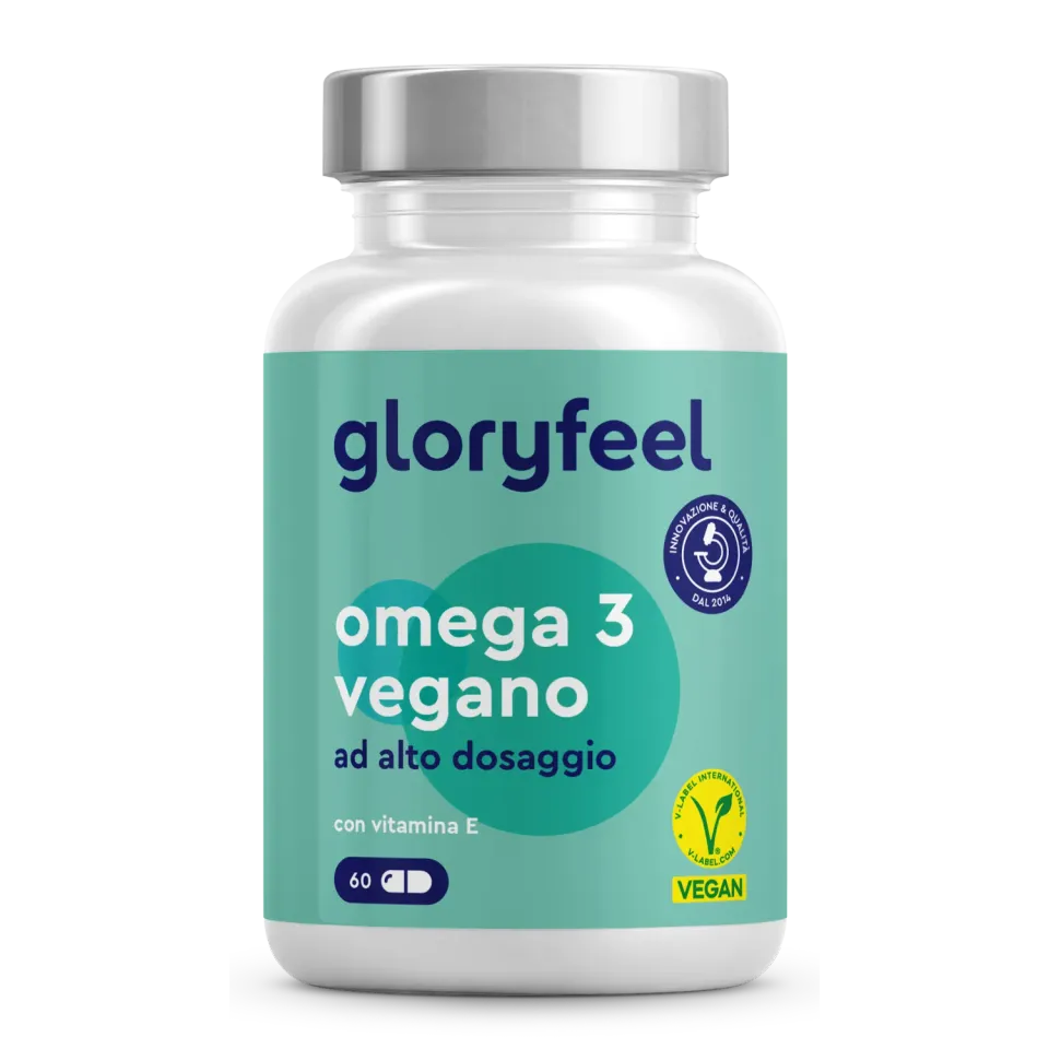 gloryfeel Omega 3 vegan capsule 60 cps vitamina E