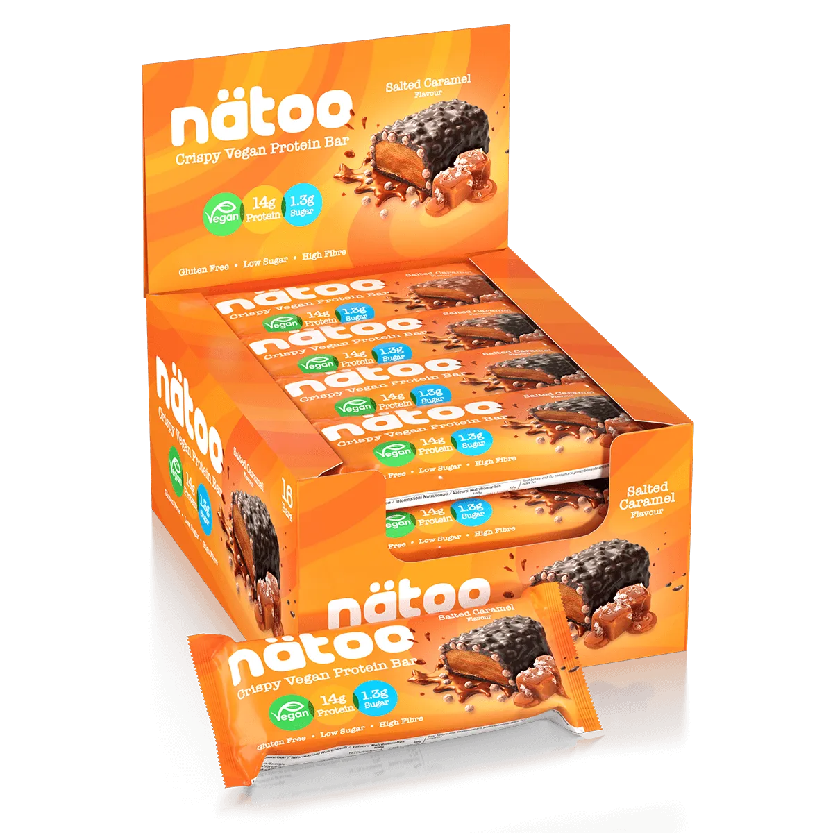 Natoo Barrette Proteiche Vegane 8 barrette Double Chocolate proteine