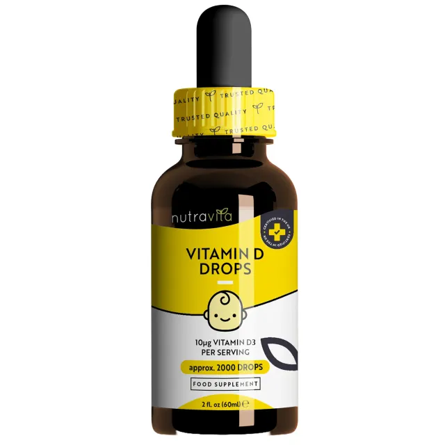 Nutravita Vitamina D3 Bambini Gocce 60 ml 2000 Gocce