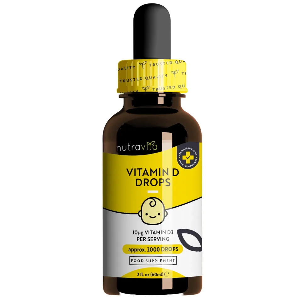 Nutravita Vitamina D3 Bambini Gocce 60 ml 2000 Gocce