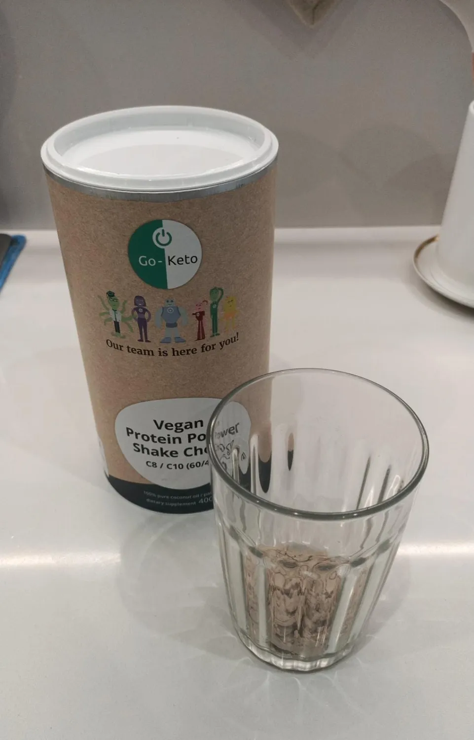 Go-Keto MCT Vegan Protein Shake cioccolato 400 g keto