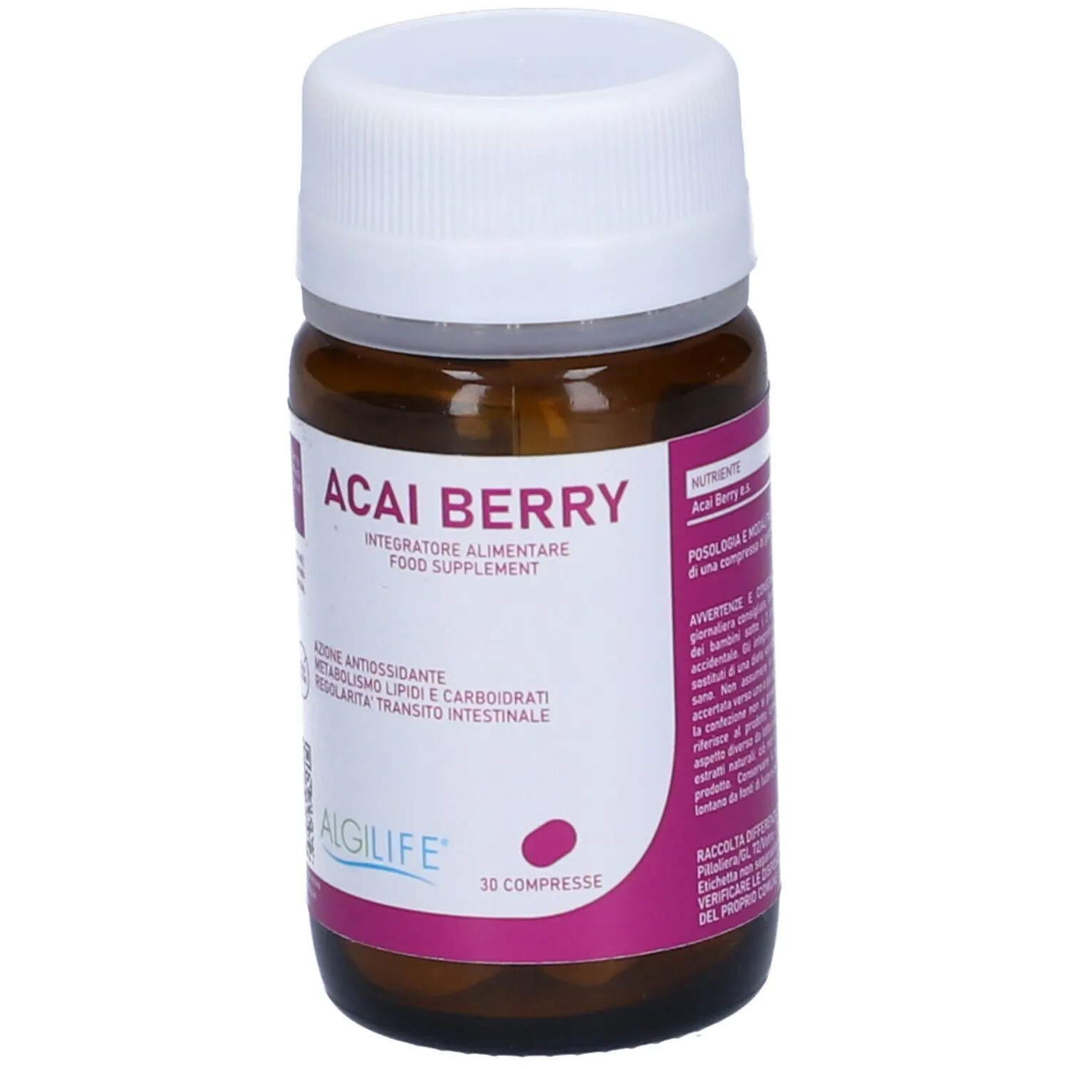 Algilife Acai Berry Integratore 30 Compresse Antiossidante