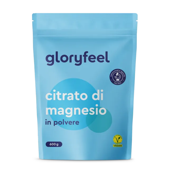gloryfeel Magnesio Citrato polvere vegan dicitrato