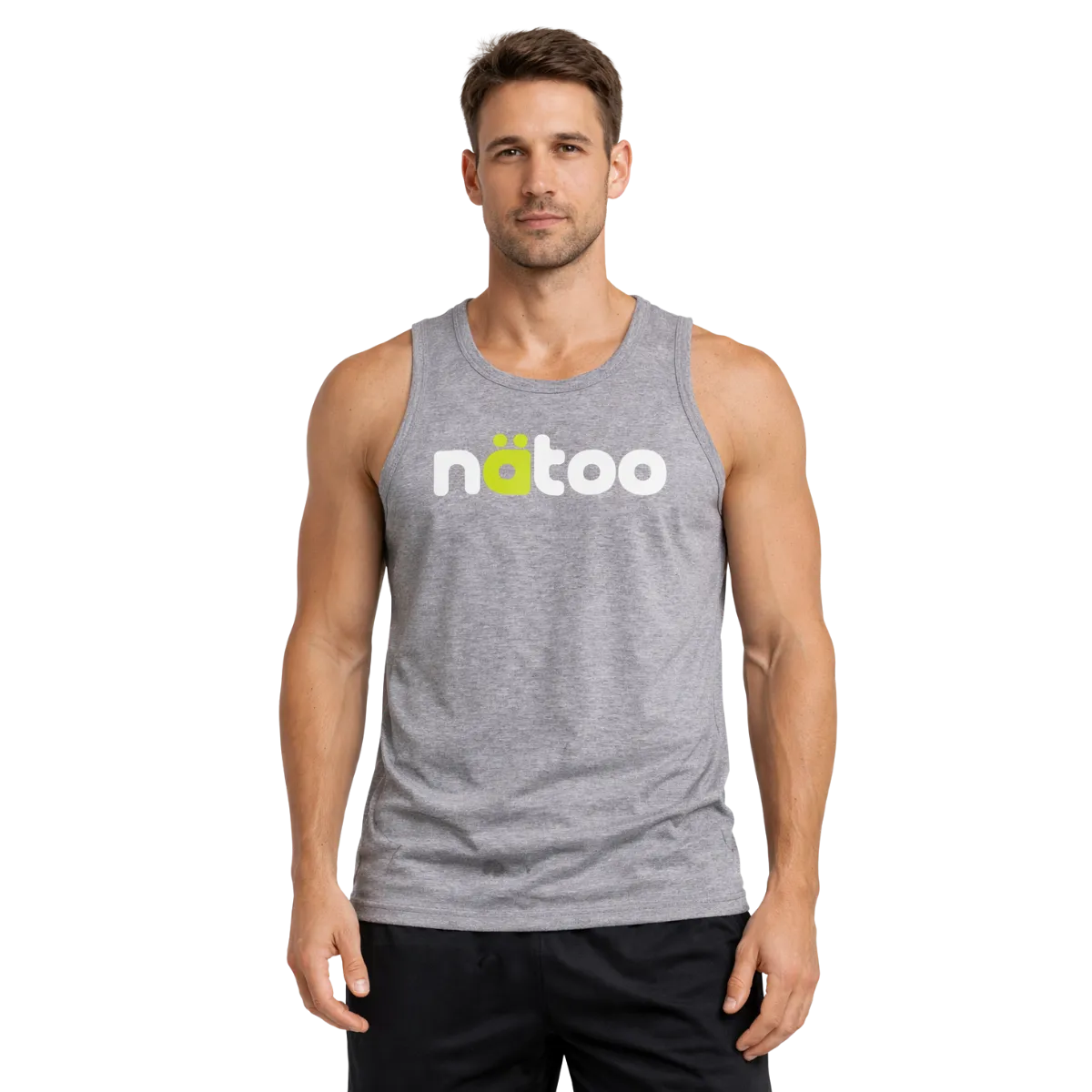 Natoo Canotta uomo cotone nero M
