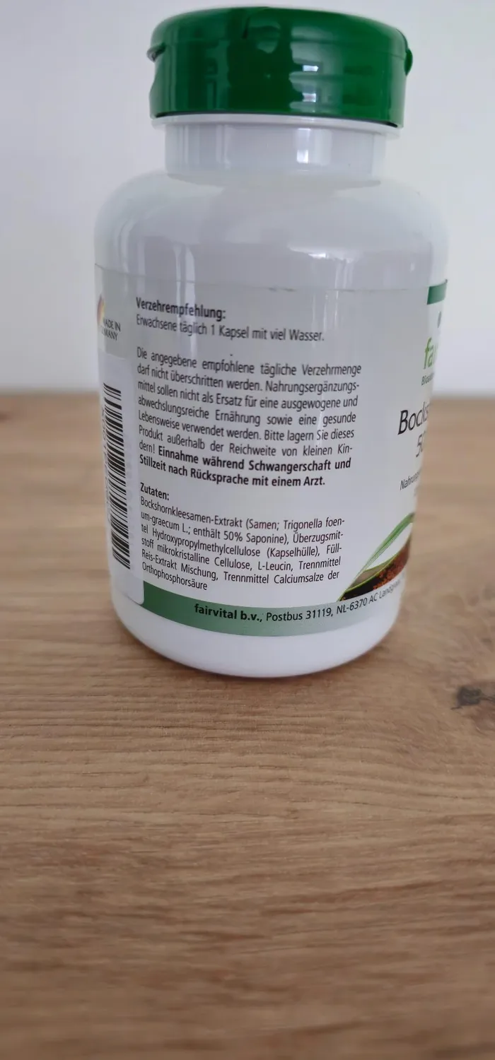 Fairvital Fieno Greco 500 mg capsule 120 pz 50% saponine