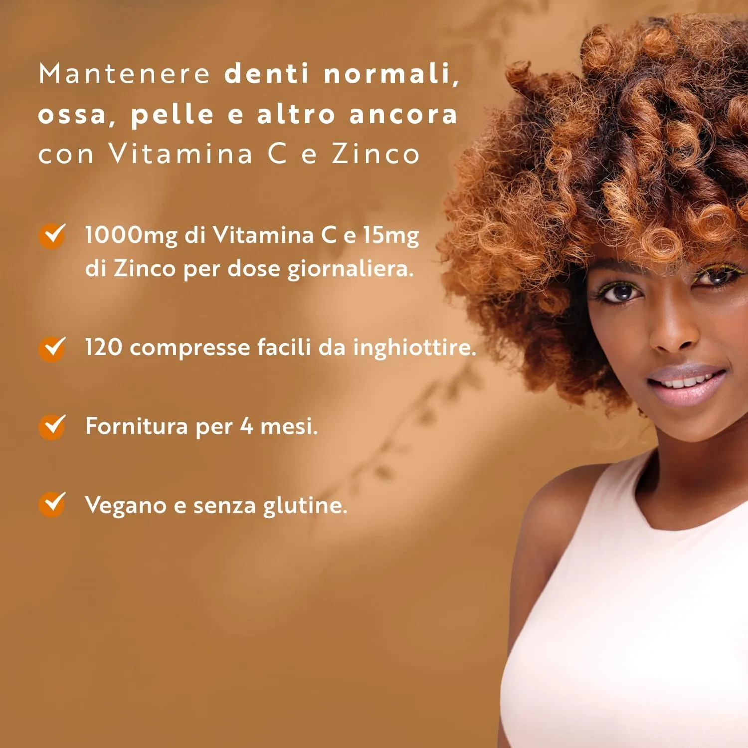 Nutravita Vitamina C 1000mg Zinco 15mg 120 Capsule Vegane