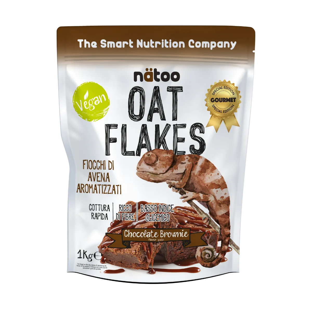 Natoo Oat Flakes fiocchi avena 1 kg gusto neutro porridge