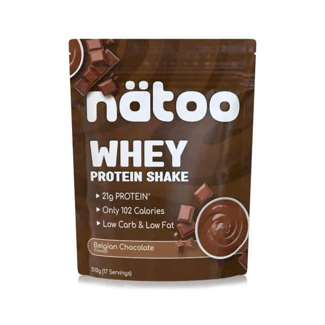 Natoo Performance Whey proteine 510g Belgian Chocolate grass-fed