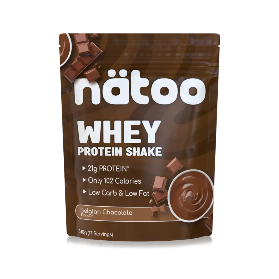 Natoo Performance Whey proteine 510g Belgian Chocolate grass-fed