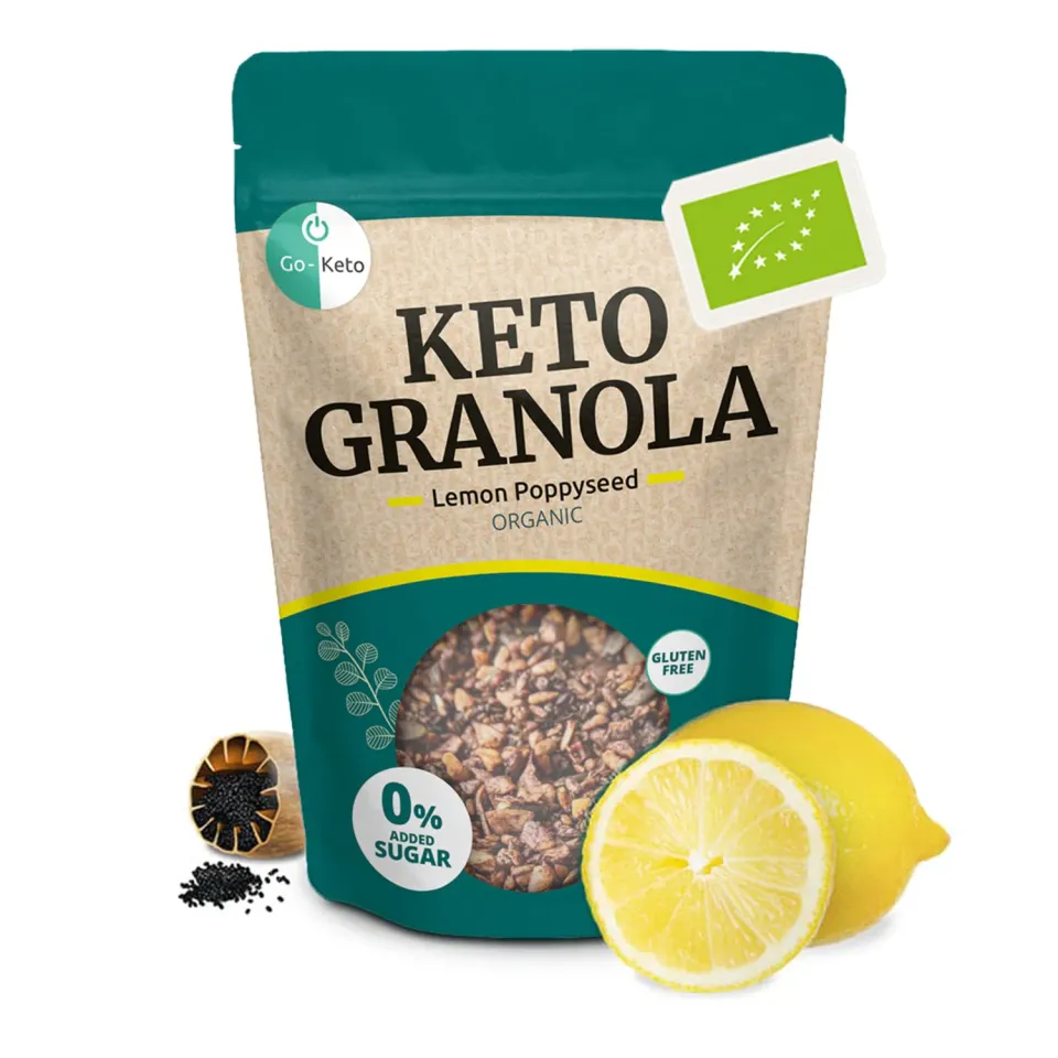 Go-Keto BIO Keto Granola Lemon Poppyseed 290g Low Carb