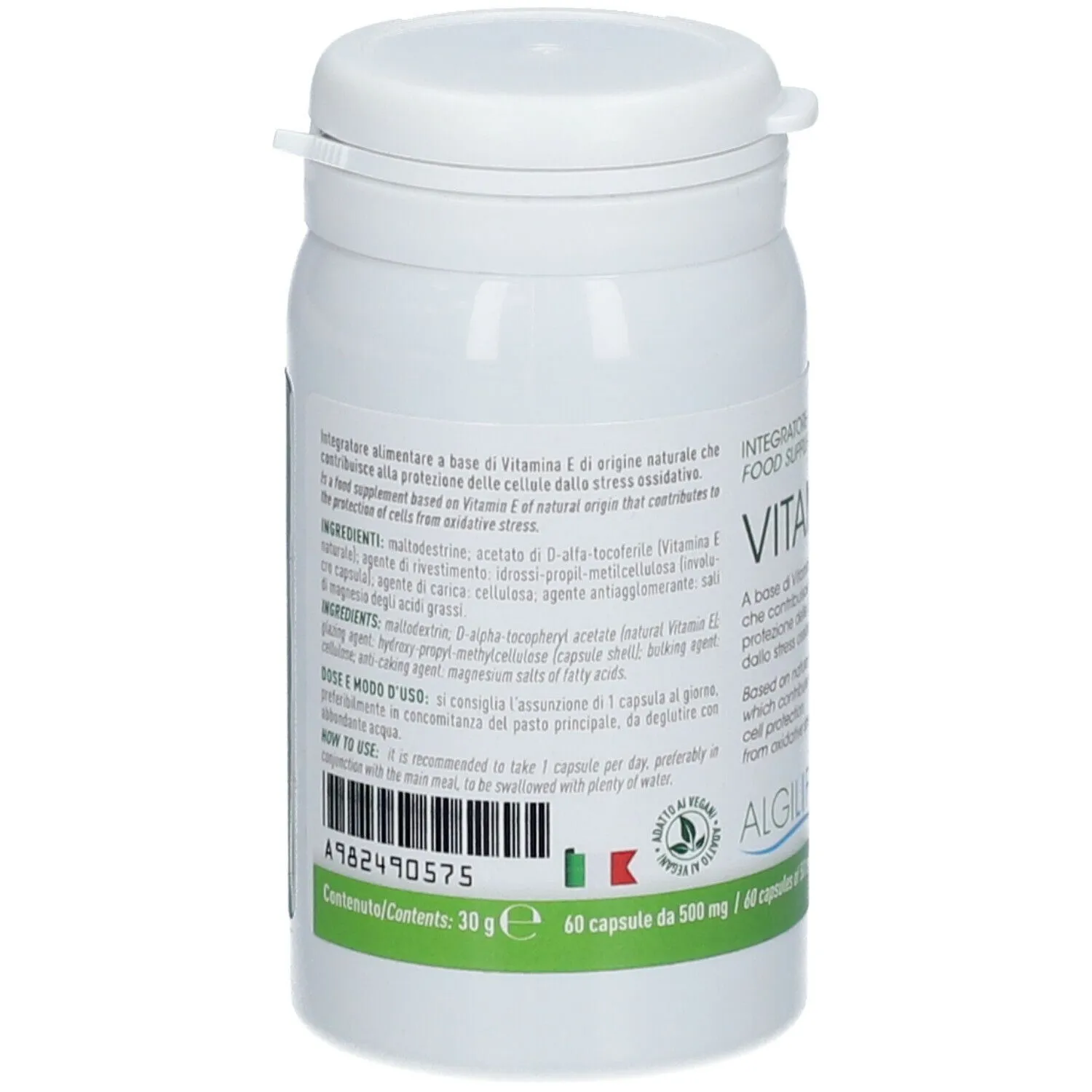 Algilife Vitamina E Naturale 60 Capsule Antiossidante