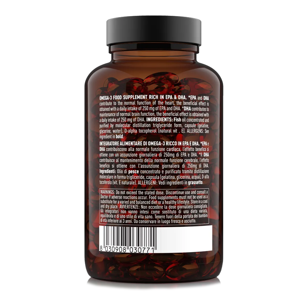 Natoo Essentials Omega-3 Integratore 60 Perle EPA DHA Vetro