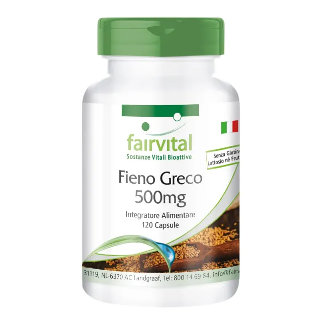 Fairvital Fieno Greco 500 mg capsule 120 pz 50% saponine