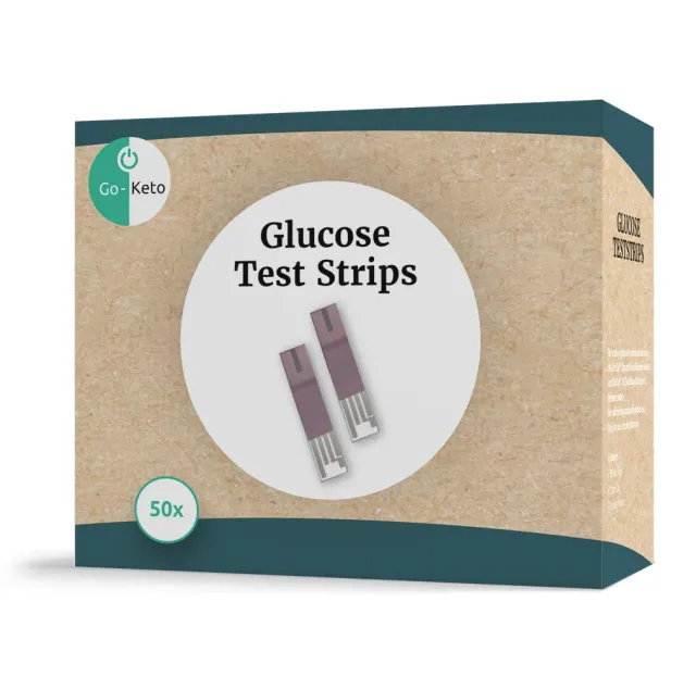 Go-Keto Glucose Strisce Reattive 50 pezzi per Misuratore Chetoni