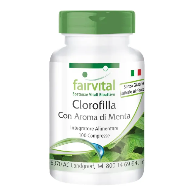 Fairvital Clorofilla Menta Compresse 100 alito