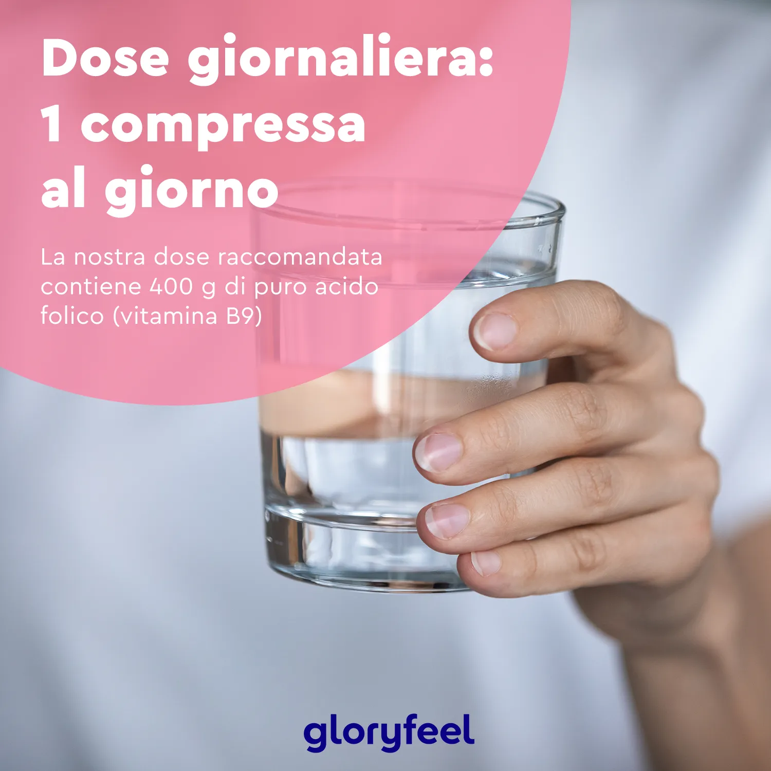 gloryfeel Acido Folico integratore 400 compresse vitamina B9