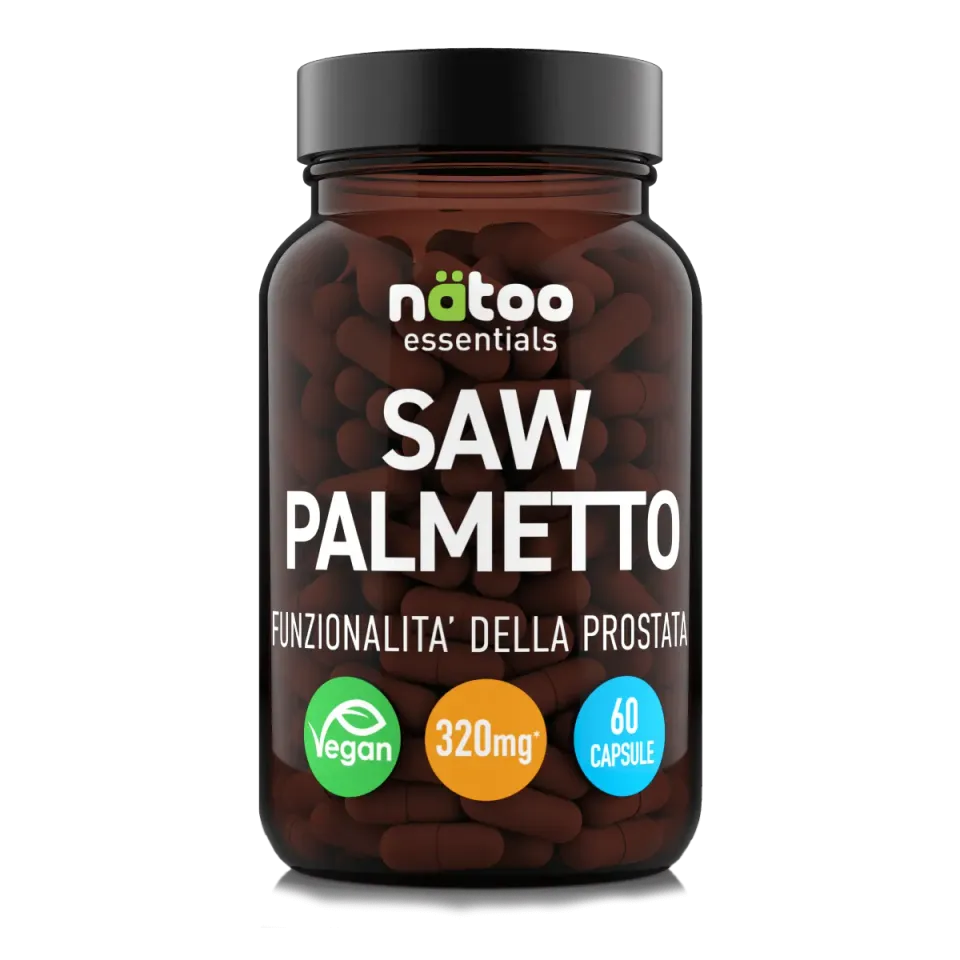 Natoo Essentials Saw Palmetto integratore 60 capsule prostata