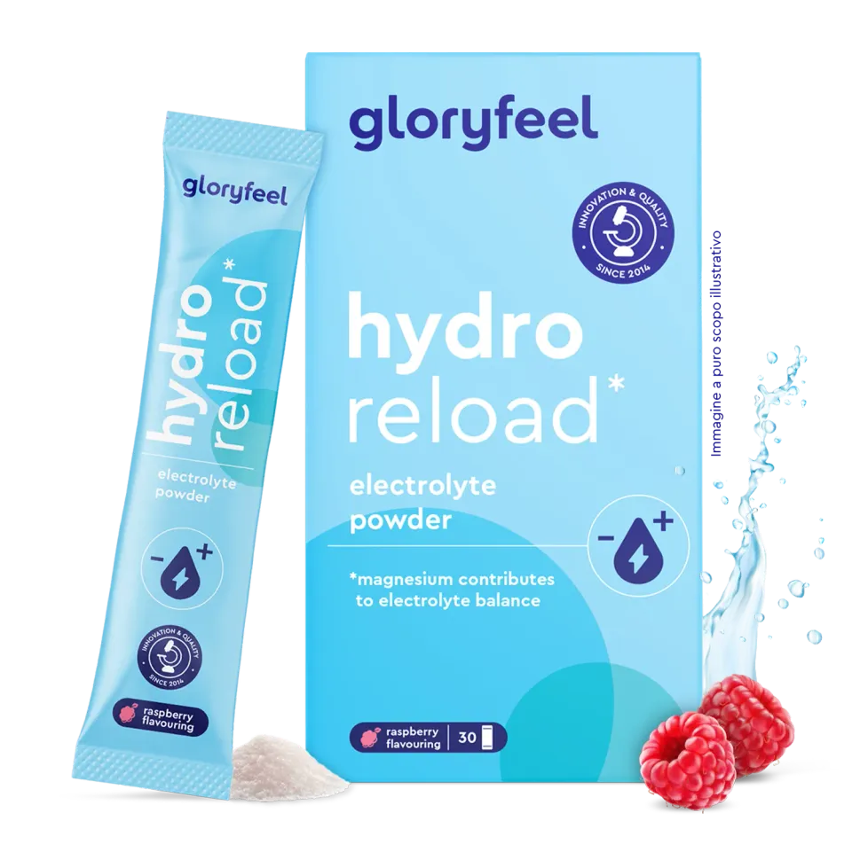 gloryfeel Elettroliti Lampone polvere minerali idratazione