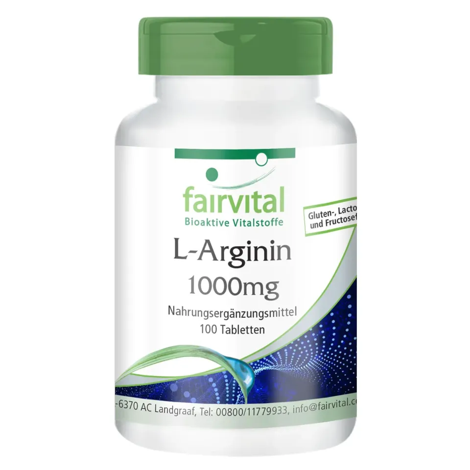 Fairvital L-Arginina 1000 mg 100 compresse alto dosaggio