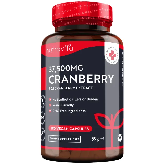 Nutravita Mirtillo Rosso 50:1 capsule 180 pz pure vie urinarie