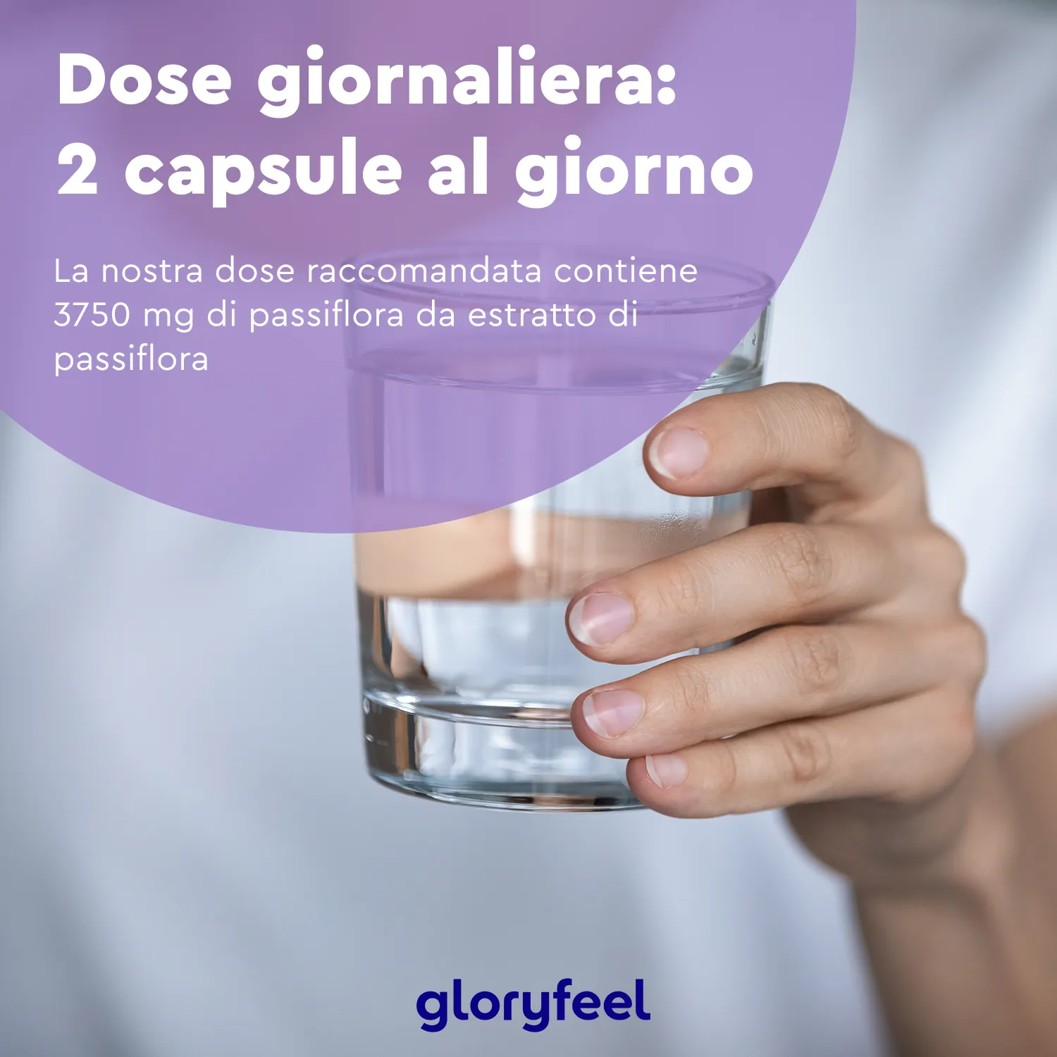 gloryfeel Passiflora Integratore 240 capsule rilassante