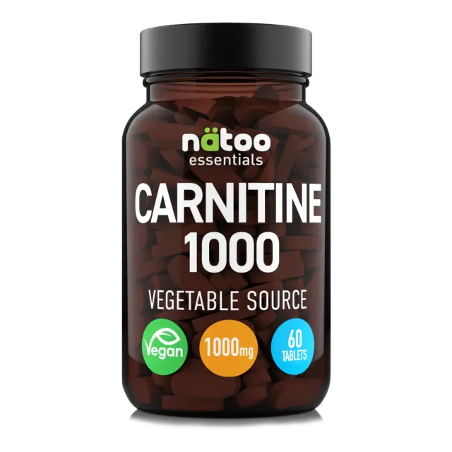 Natoo Essentials Carnitina 1000mg integratore 60 compresse vegan