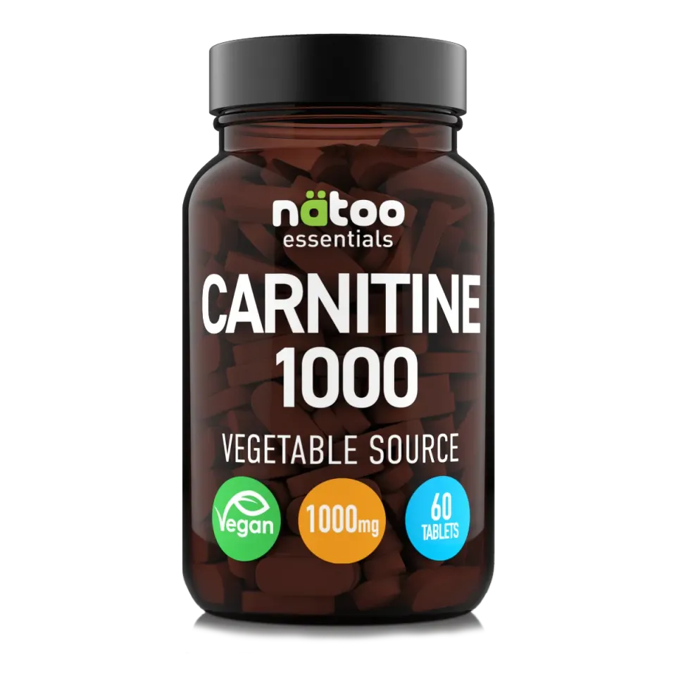 Natoo Essentials Carnitina 1000mg integratore 60 compresse vegan