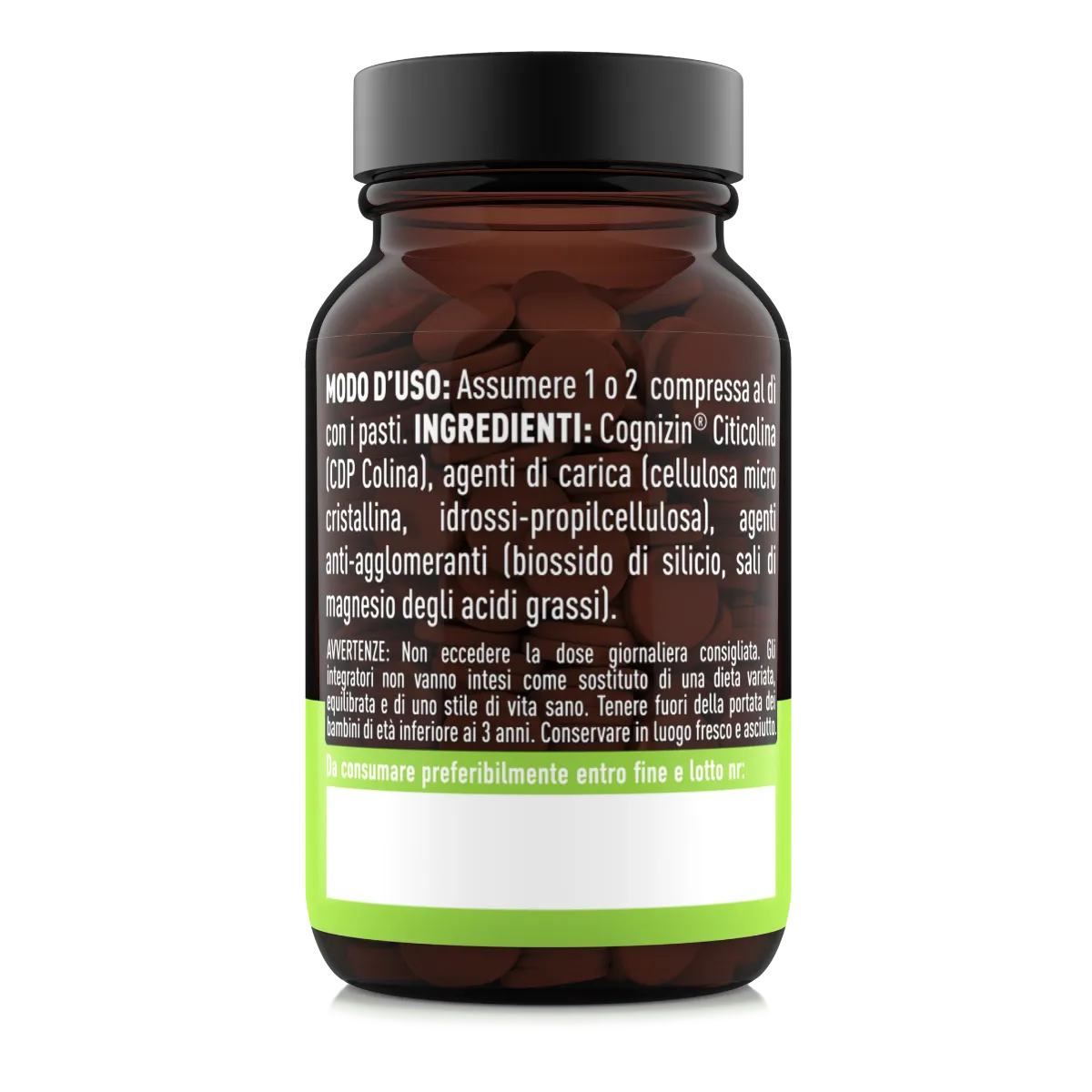 Natoo Essentials Cognizin Citicolina integratore 60 compresse 250 mg
