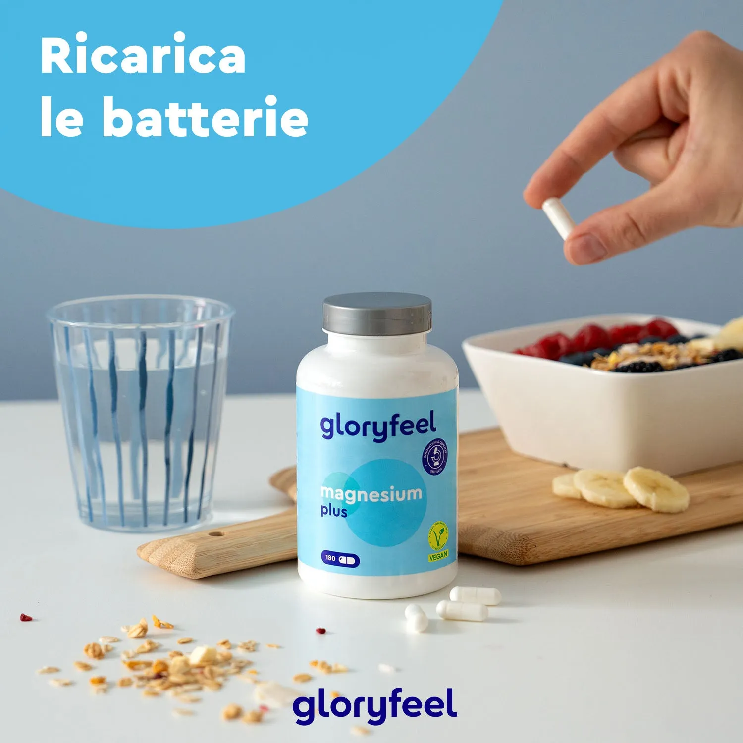gloryfeel Magnesio Plus Minerale 180 capsule