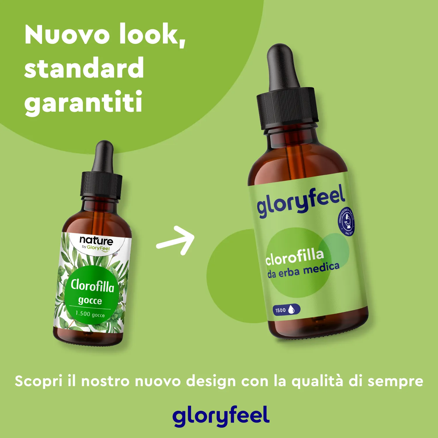 gloryfeel Clorofilla in Gocce da Alfalfa 50 ml