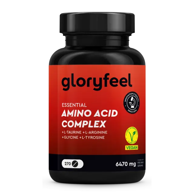 gloryfeel Aminoacidi Complex integratore essenziali con taurina