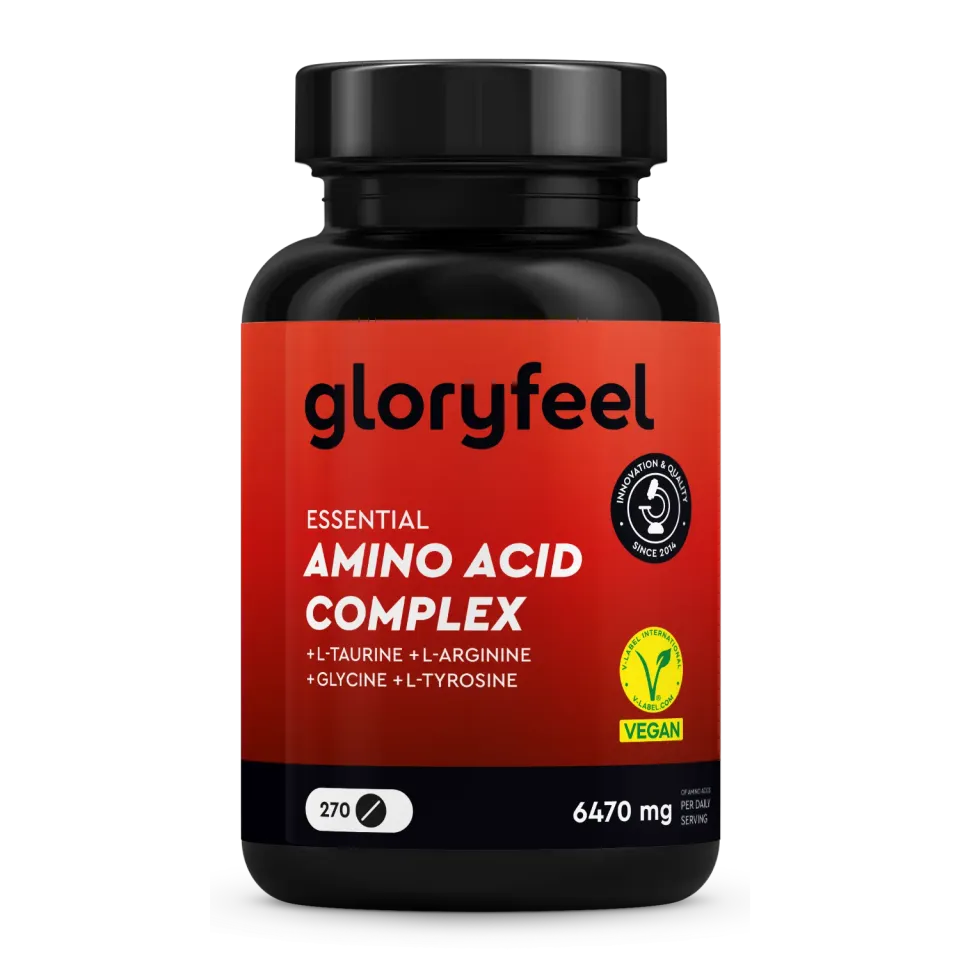 gloryfeel Aminoacidi Complex integratore essenziali con taurina