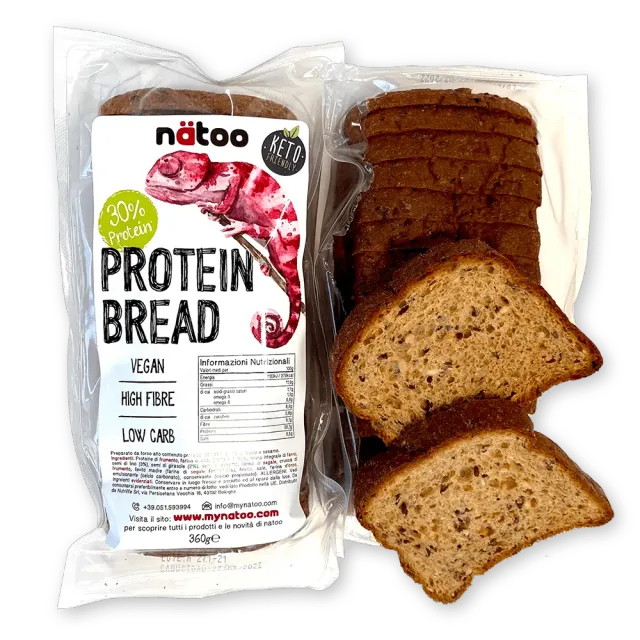 Natoo Protein Bread 30% pane iperproteico 360g low carb