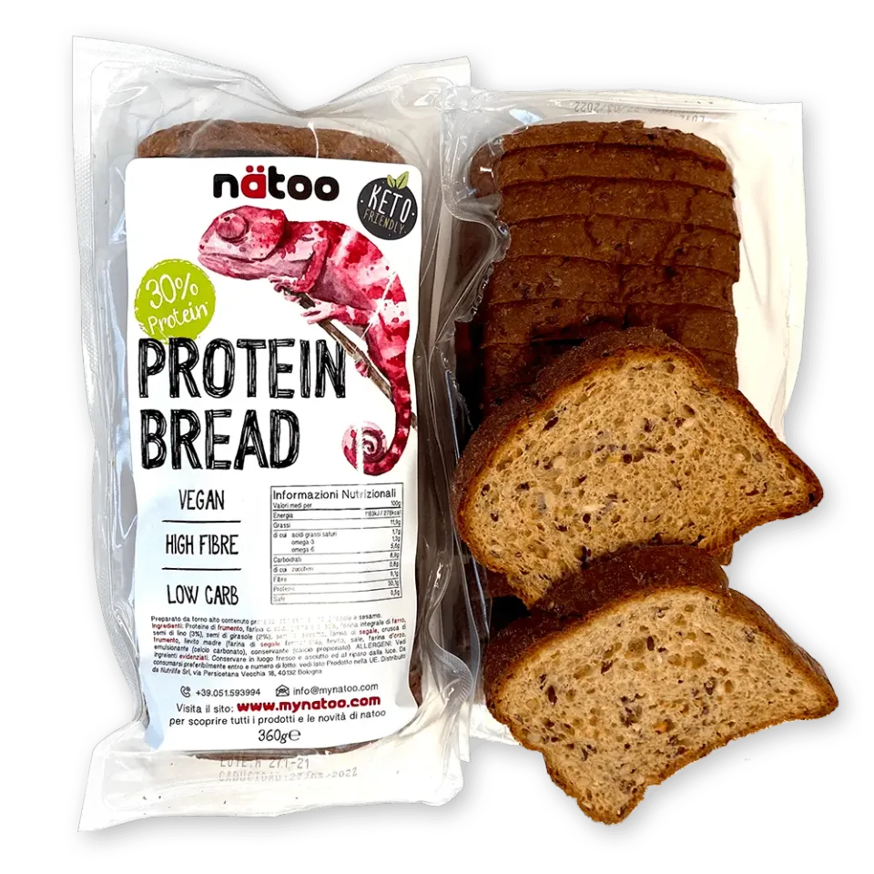 Natoo Protein Bread 30% pane iperproteico 360g low carb