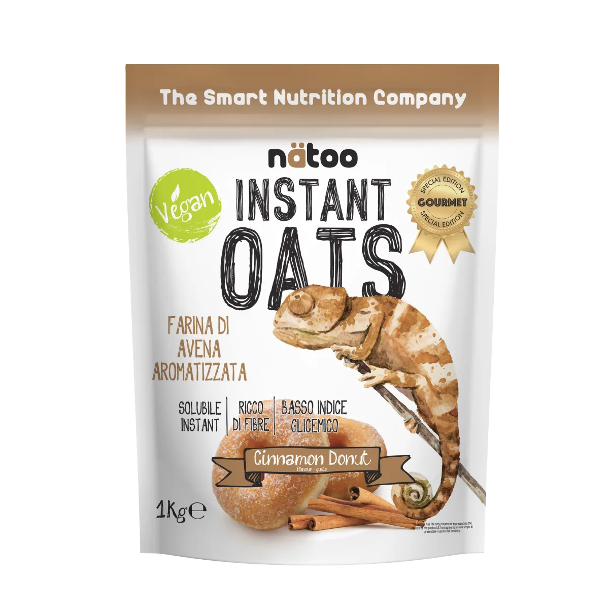 Natoo Farina Avena Istantanea neutra porridge fibre
