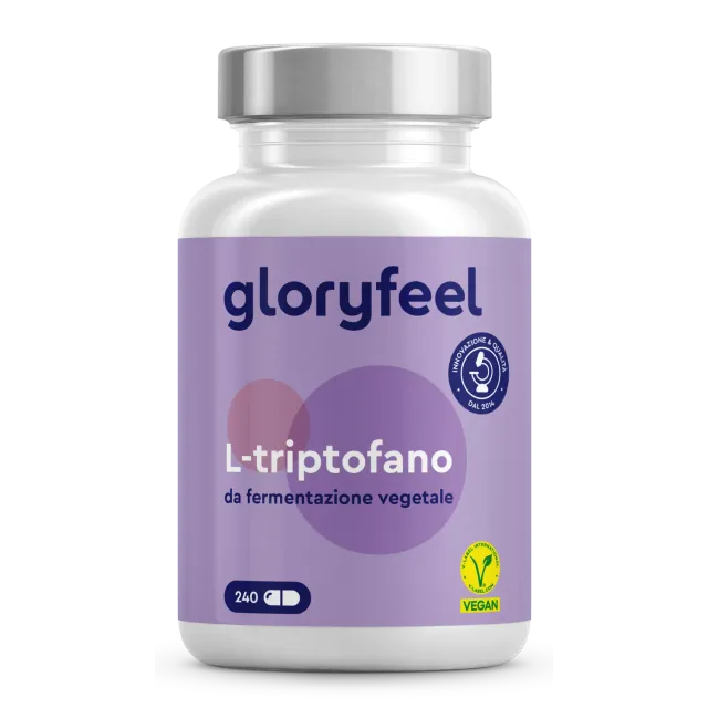 Gloryfeel L-Triptofano capsule amminoacidi relax