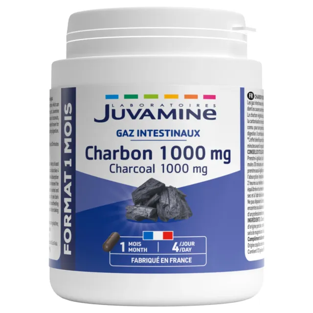 Juvamine Carbone Vegetale 1000 mg capsule 120 capsule