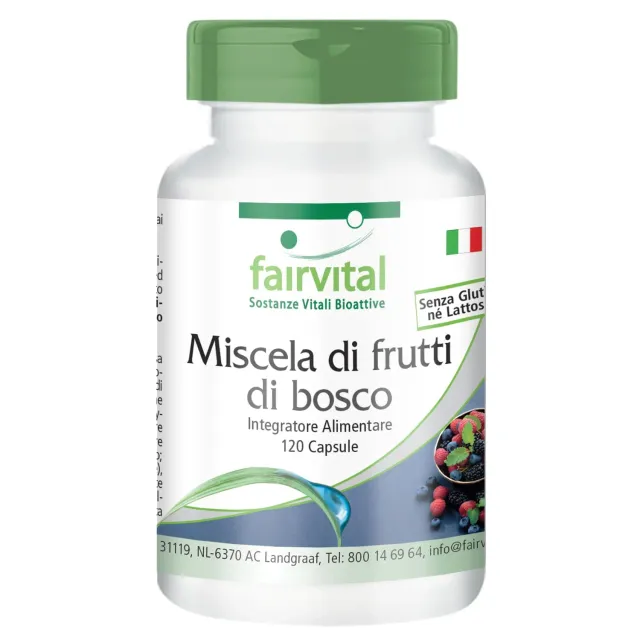 fairvital Mix di Bacche capsule 120 8 bacche e spirulina vegan