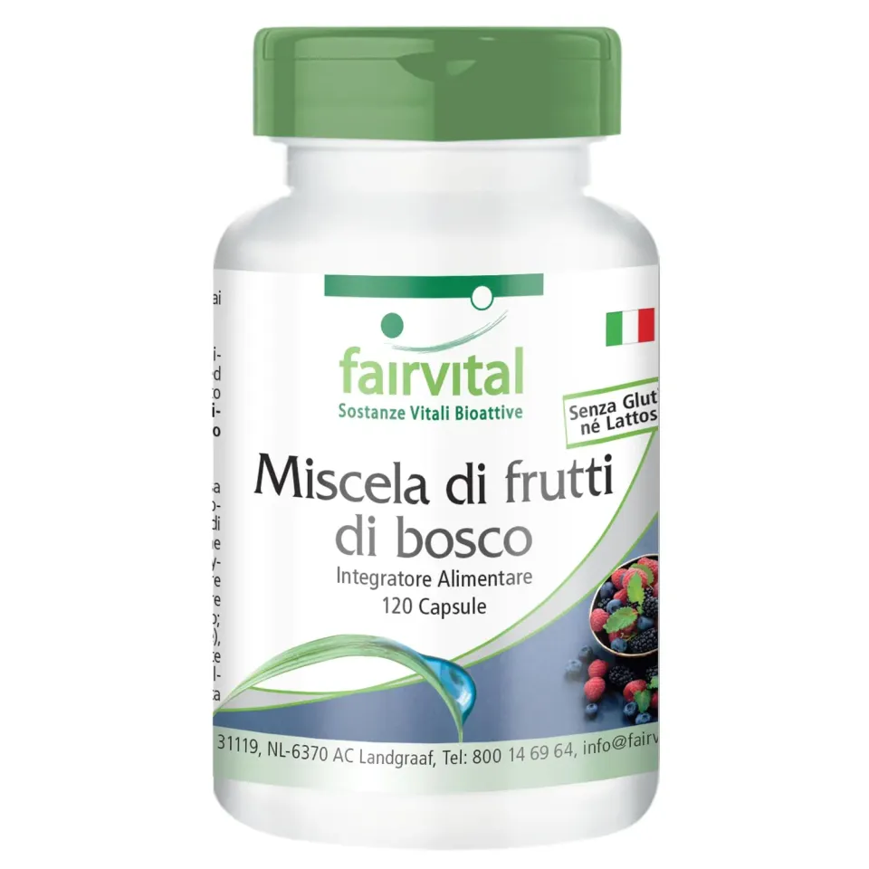 fairvital Mix di Bacche capsule 120 8 bacche e spirulina vegan